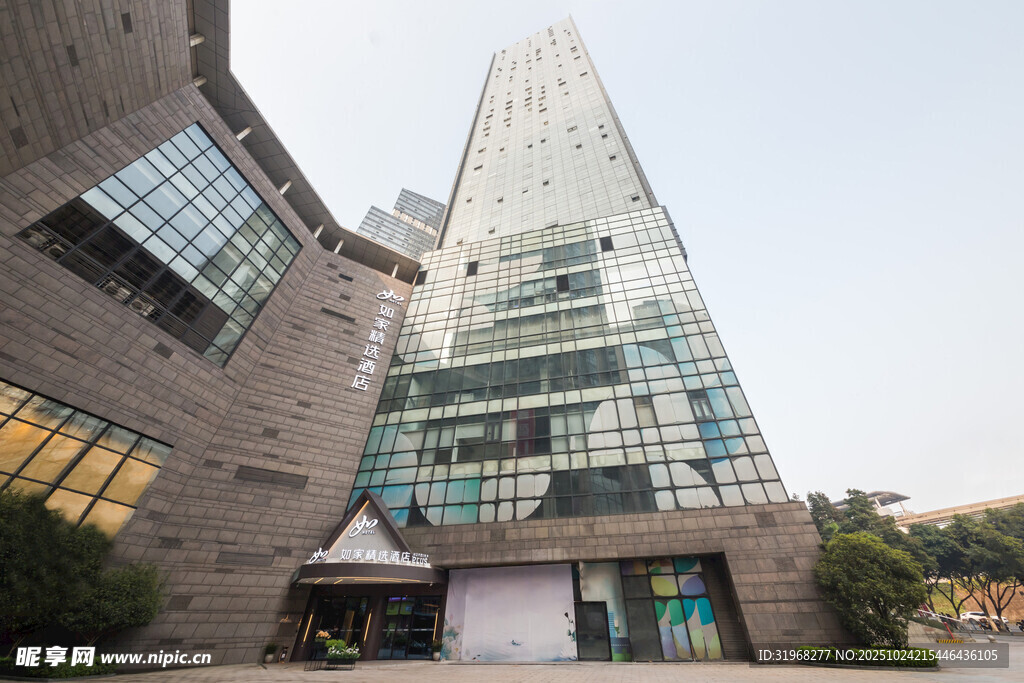 现代都市摩天大楼建筑景观