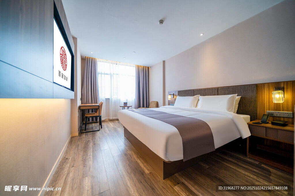 现代简约风酒店客房