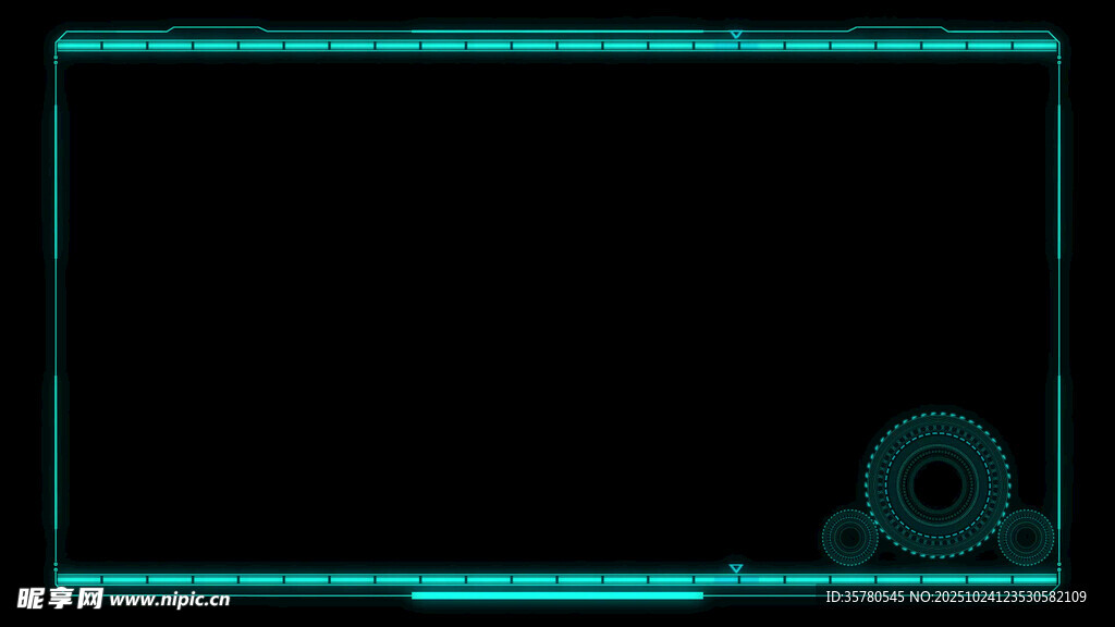 黑色边框带蓝边的屏幕
