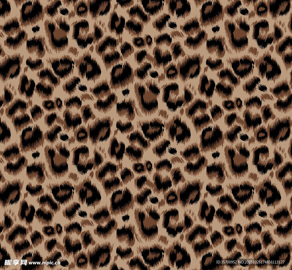 豹纹图案纹理背景