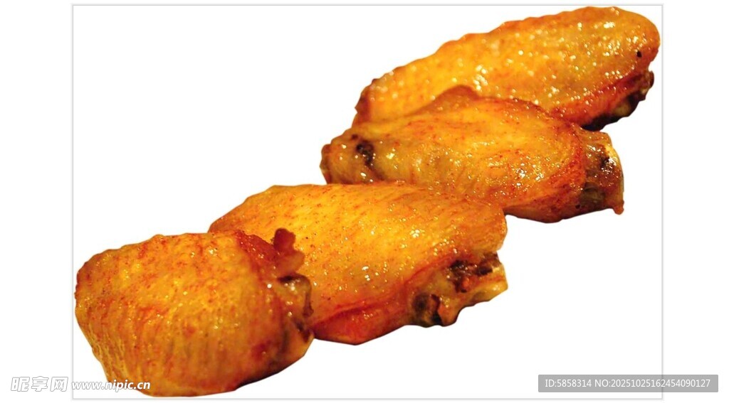 美味炸鸡翅 翅中