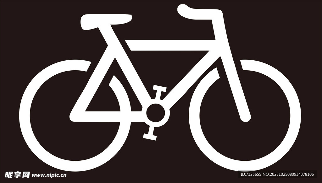 自行车 路牌 交通  标识标牌