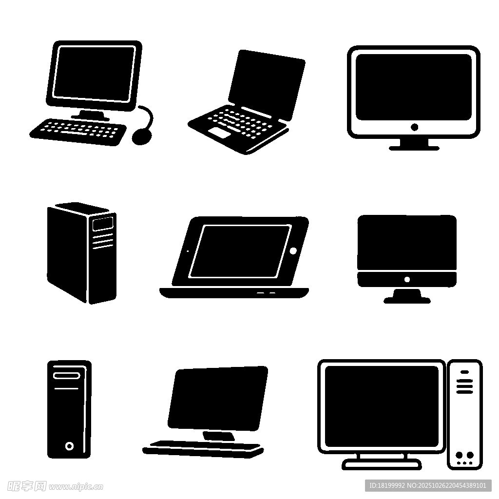 电脑图标平板图标显示屏图标