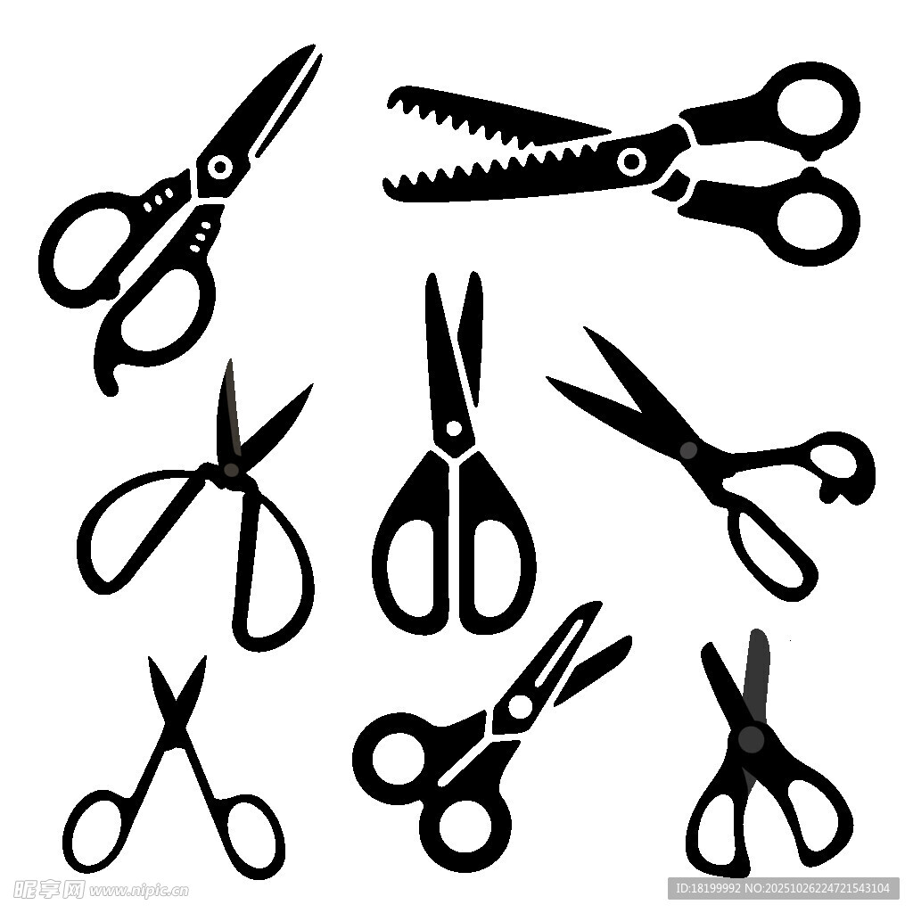 剪刀图标矢量剪刀图标医用剪刀