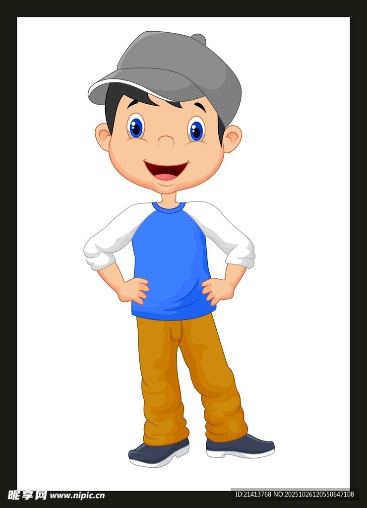 快乐男孩卡通形象