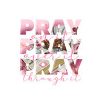 粉色系可爱字母装饰图案