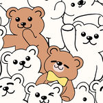 可爱小熊卡通图案