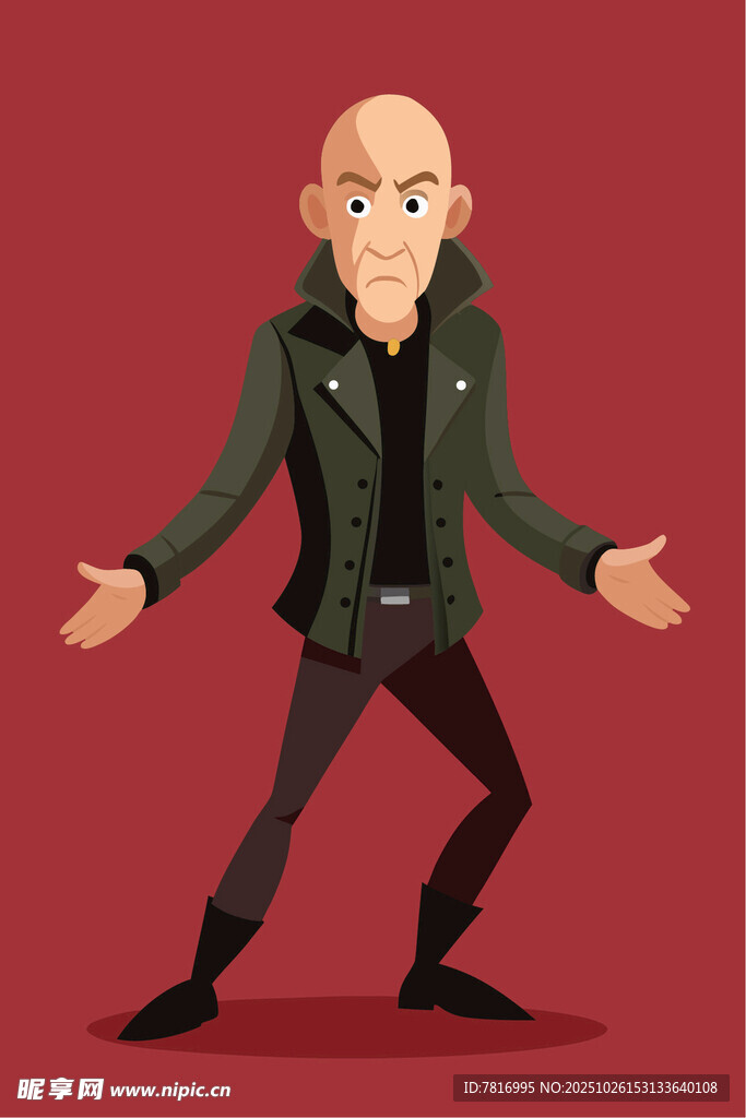 时尚酷炫的夹克男士形象