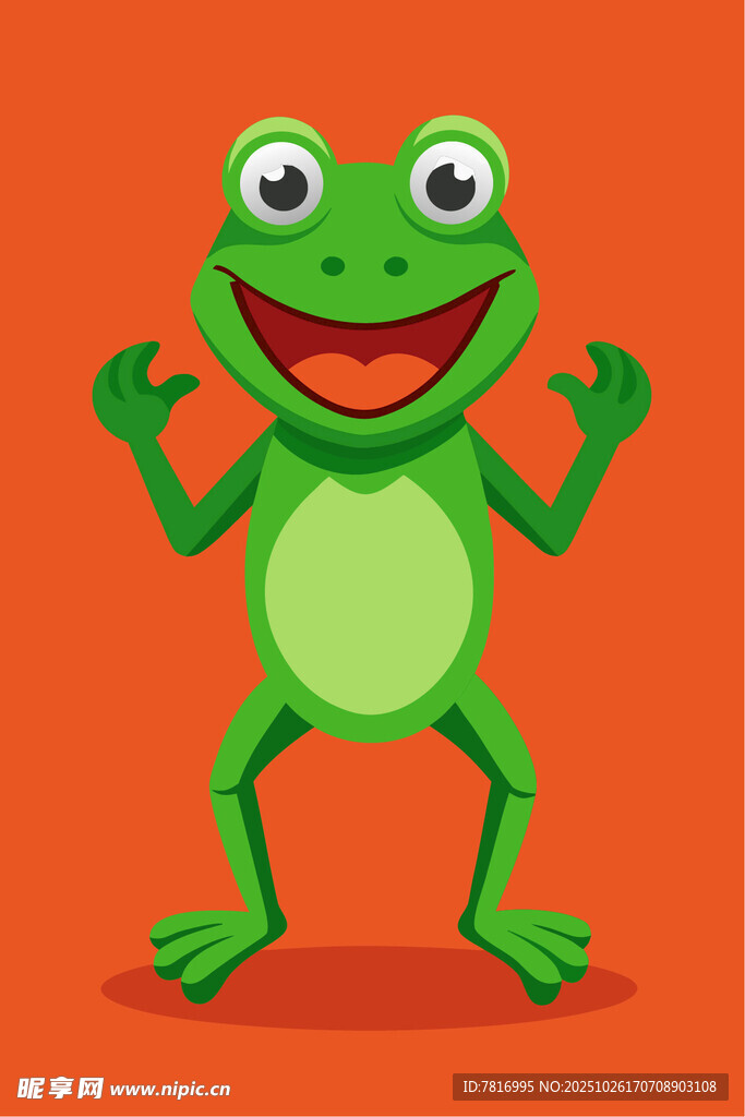 欢快青蛙活力满满