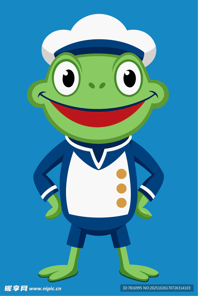 青蛙水手卡通形象