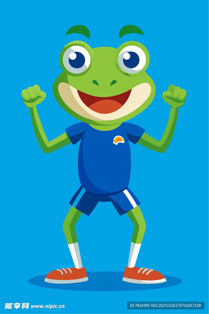 活力青蛙运动员