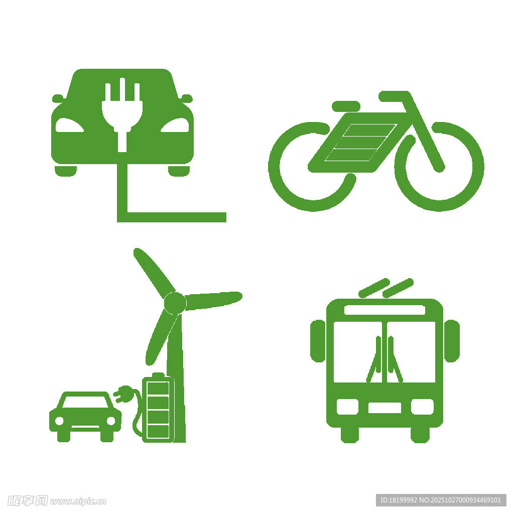新能源汽车图标汽车图标电动车图