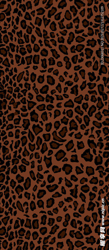 豹纹纹理图案