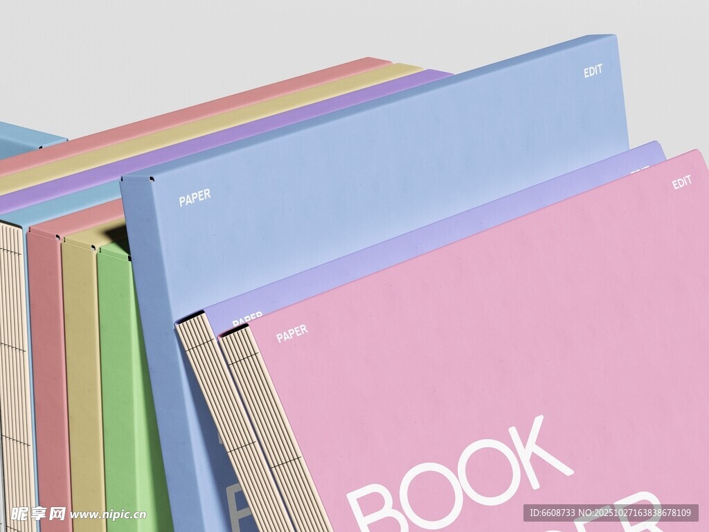 多彩文件夹整齐排列