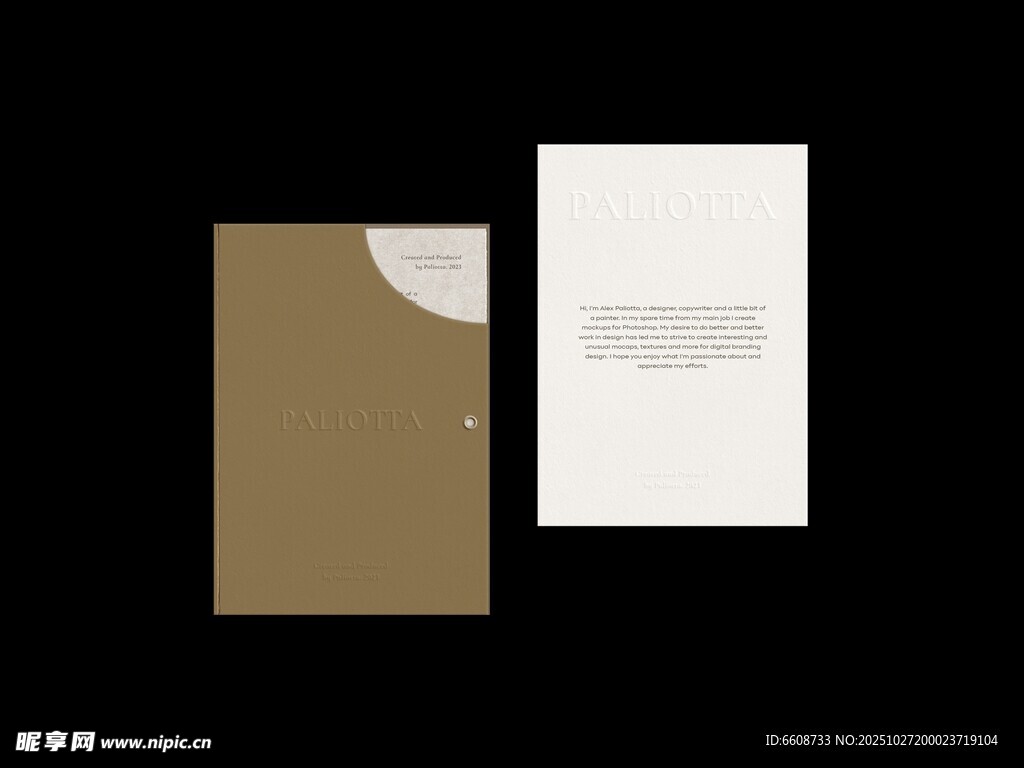 简约风格卡片设计展示