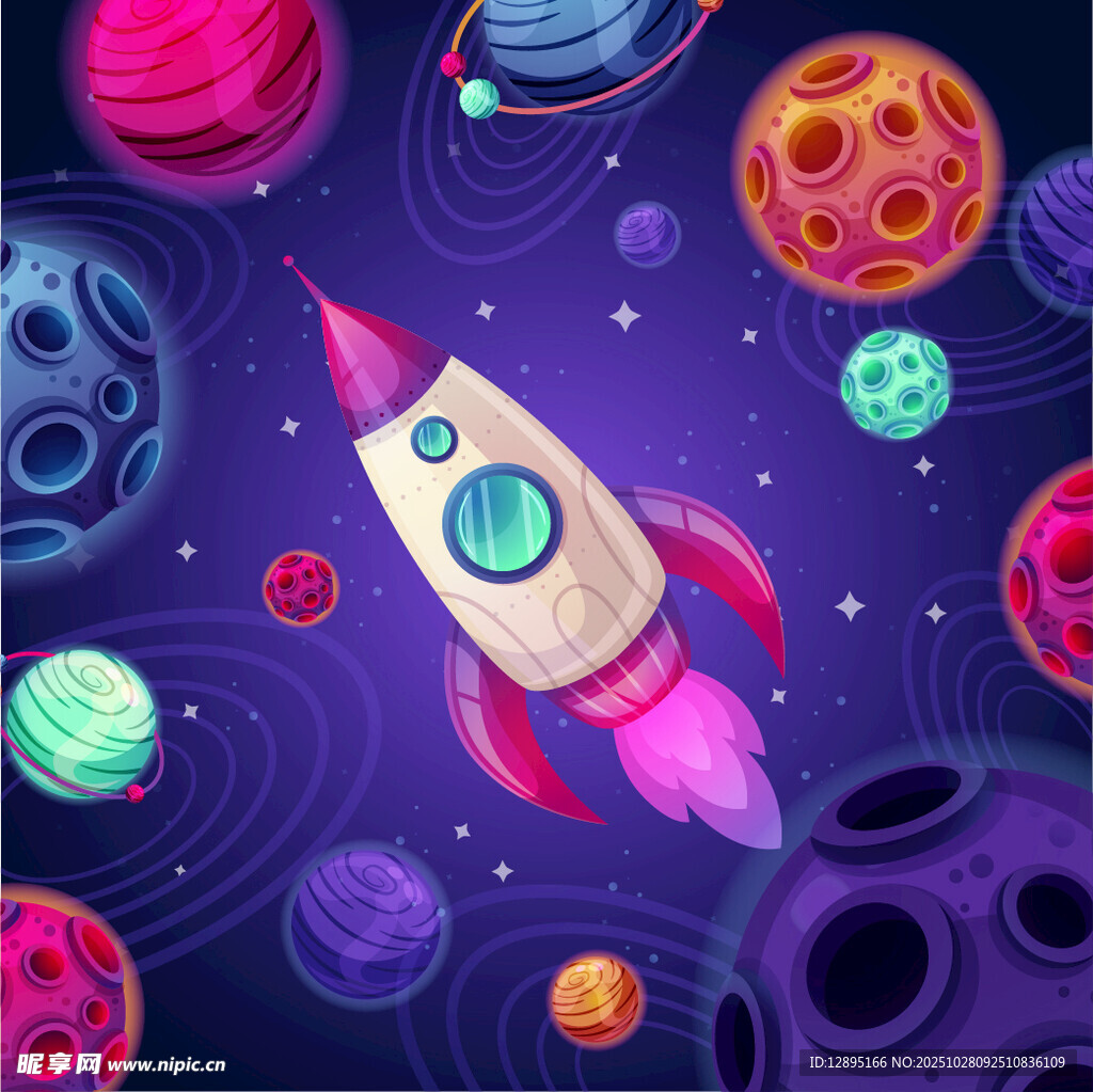 梦幻宇宙中的火箭之旅