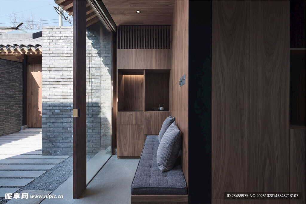 中式庭院室内外过渡空间