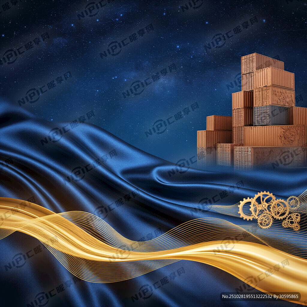 高端金融商务晚宴迎宾背景图