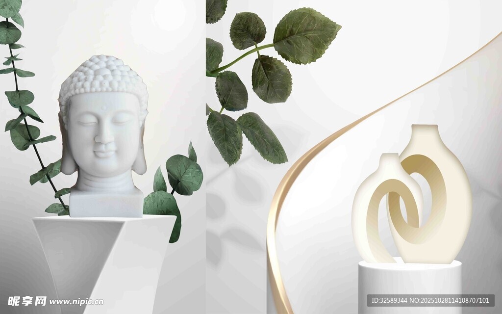 禅意摆件营造静谧空间氛围