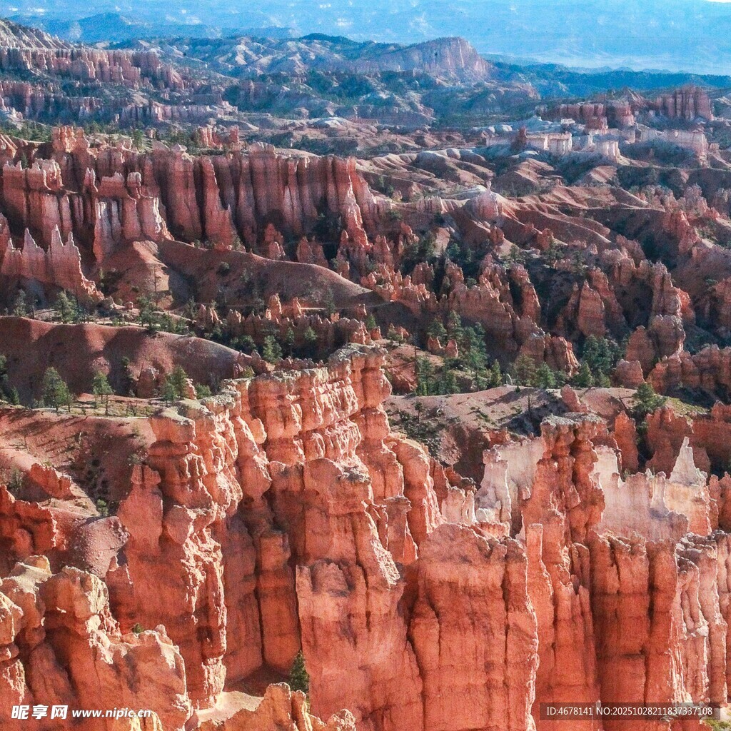 壮丽红岩峡谷景观