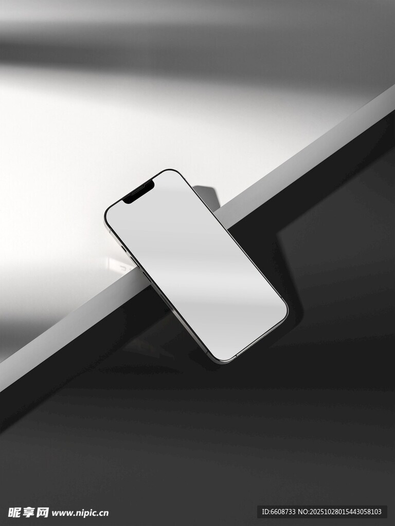 简约风手机放置场景展示