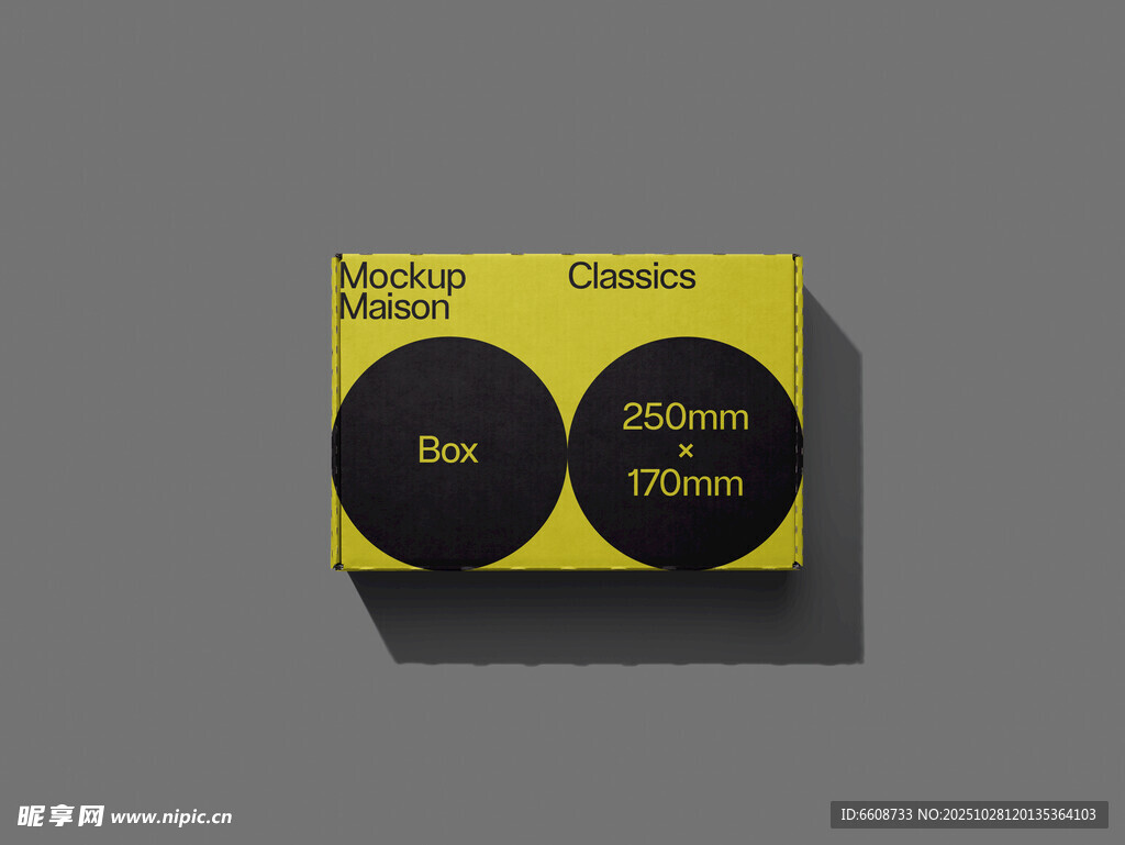 黄色双镜头相机配件盒