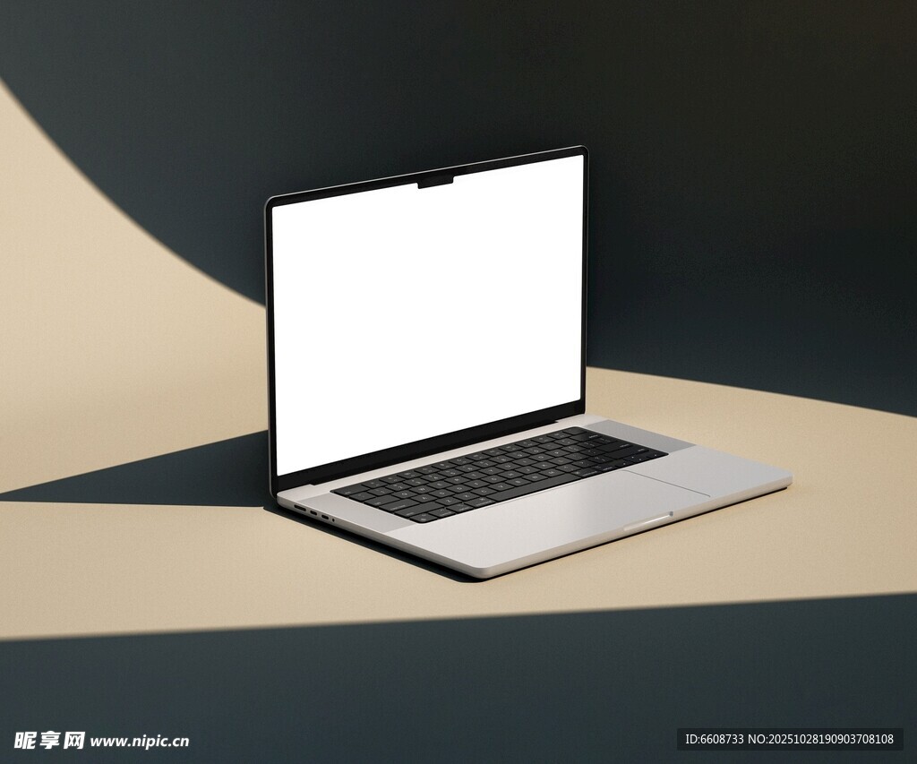 简约风笔记本电脑展示图