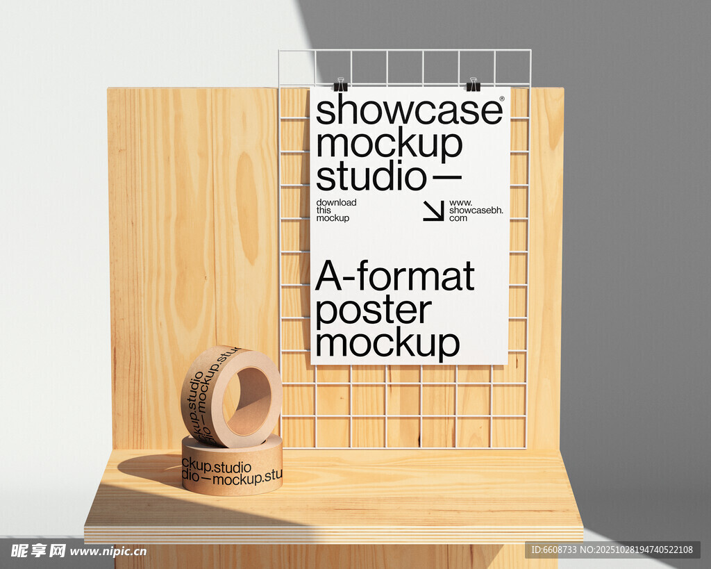 木质字母展示架样机