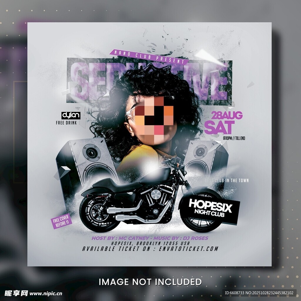 摩托车主题海报设计