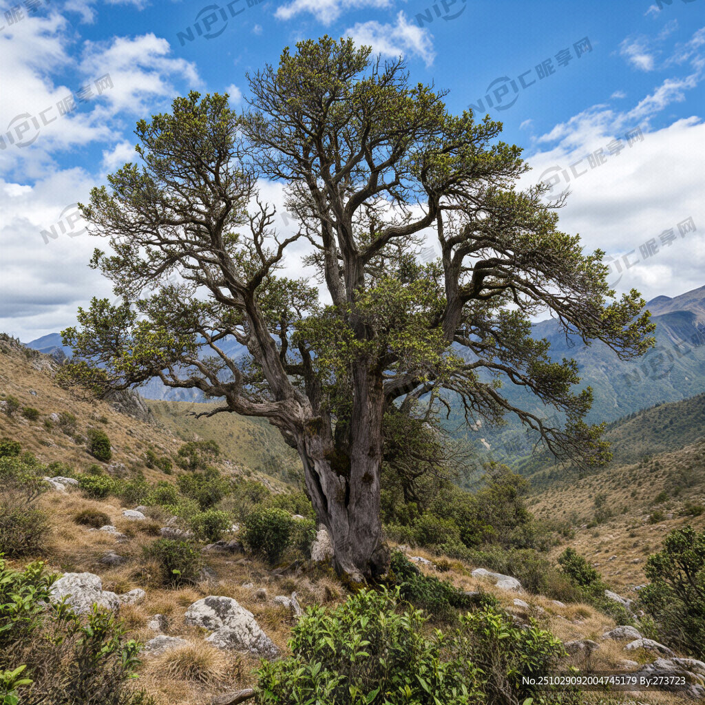 荒野高山老树茶包装设计
