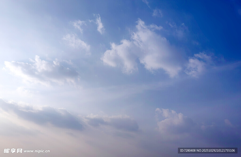 蓝天白云美景