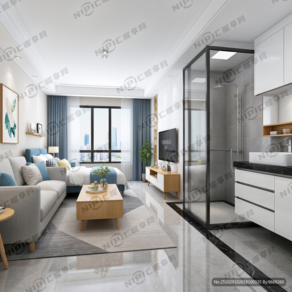 设计一个四室两厅两卫双阳台一厨