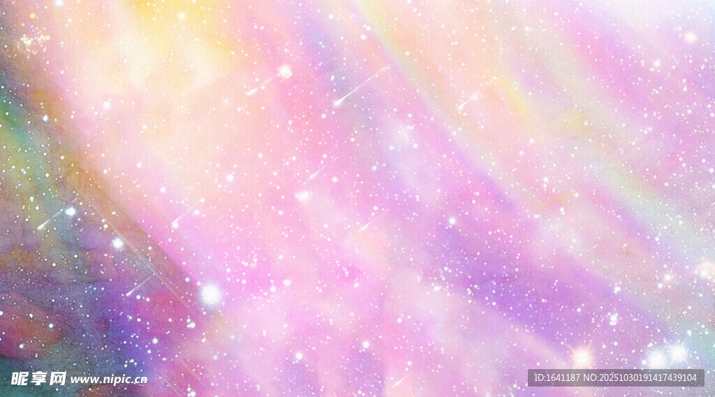 梦幻星空背景图