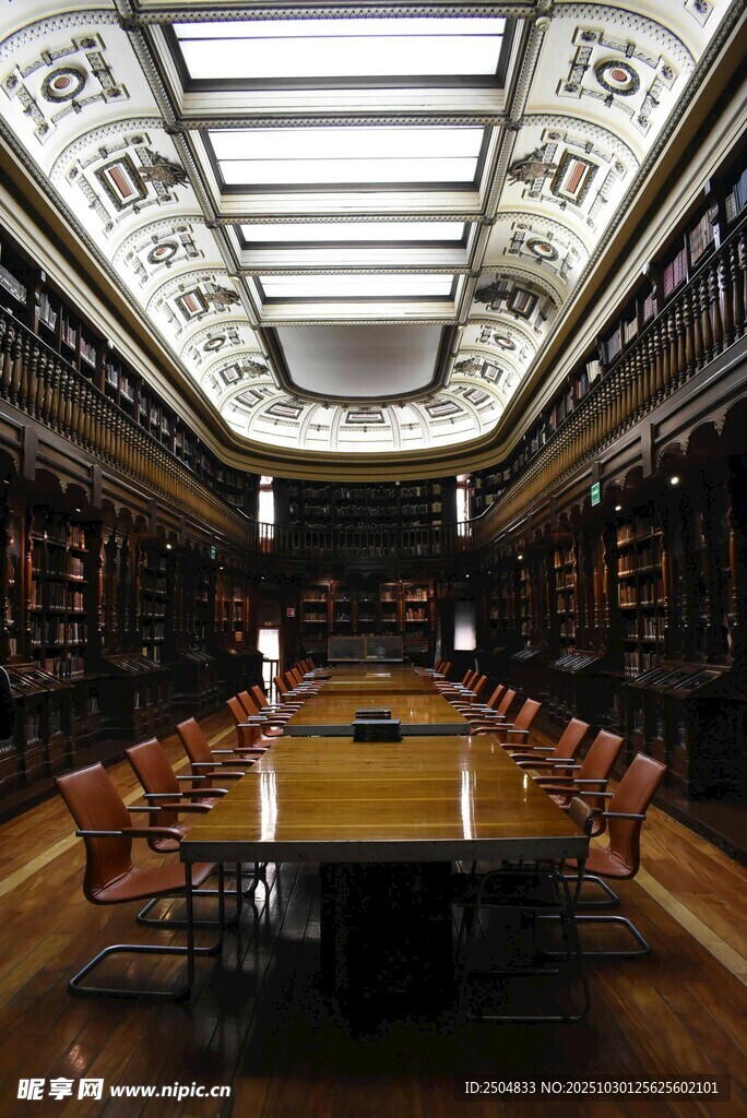 典雅图书馆内景