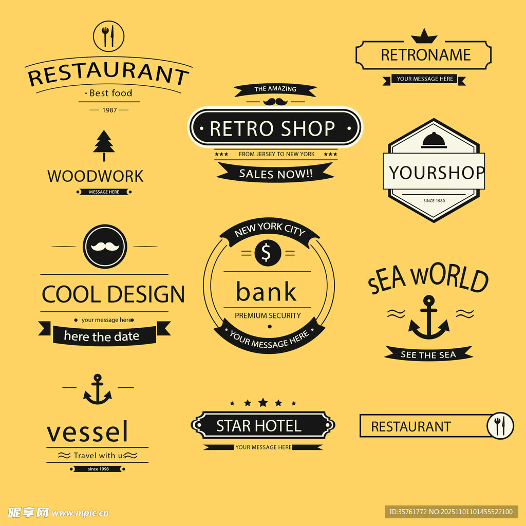 多样创意标识设计集合