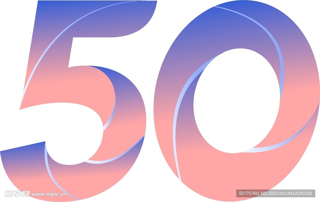 渐变50数字艺术设计