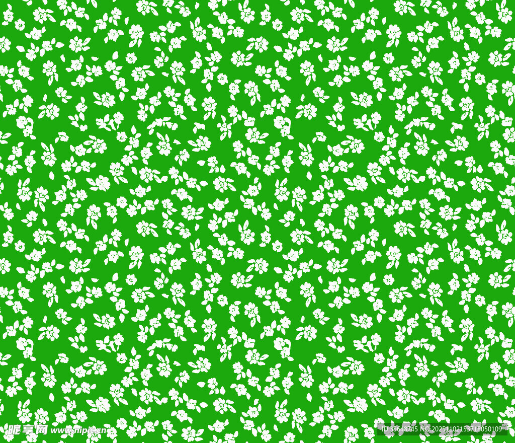 绿色碎花背景纹理图案