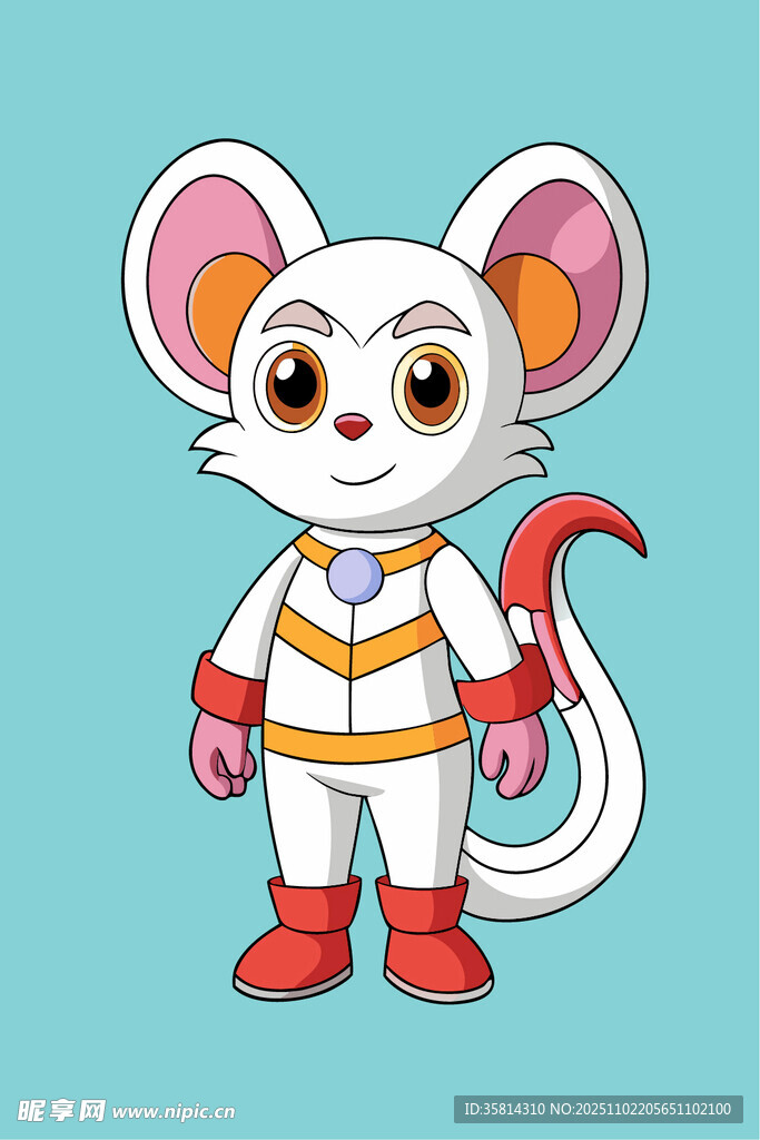 可爱卡通小老鼠形象