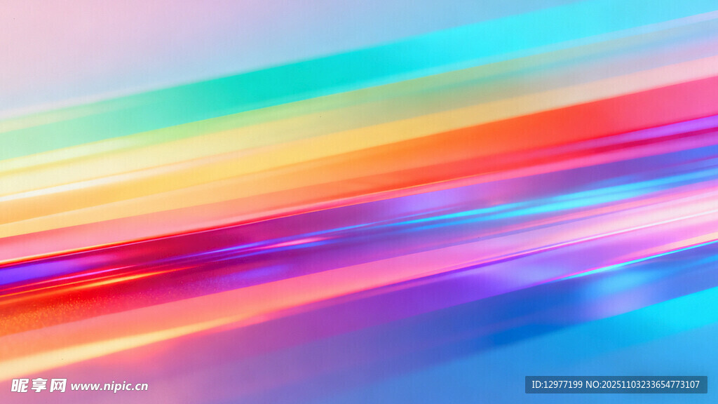绚丽多彩的动感光线条纹图片
