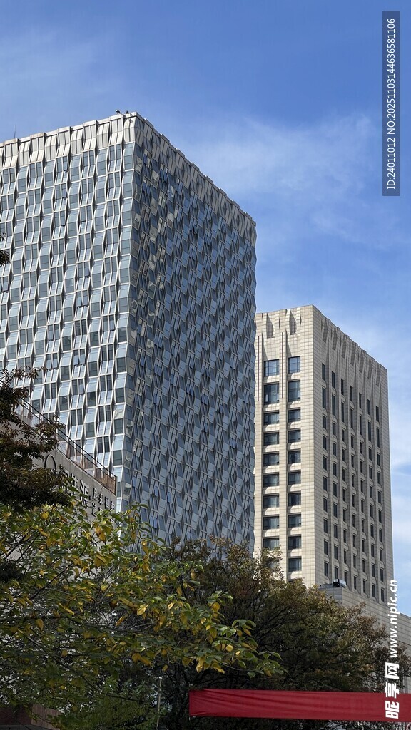 现代高楼大厦景观