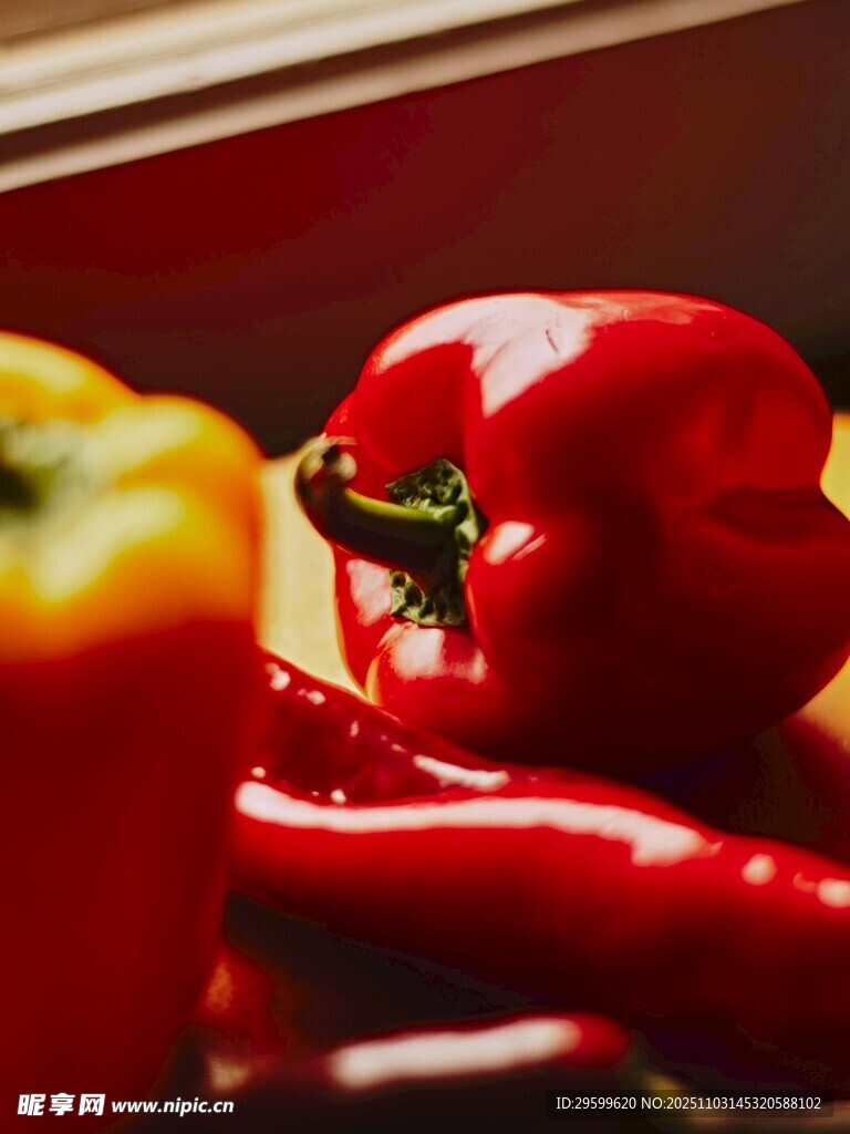 多彩鲜椒特写