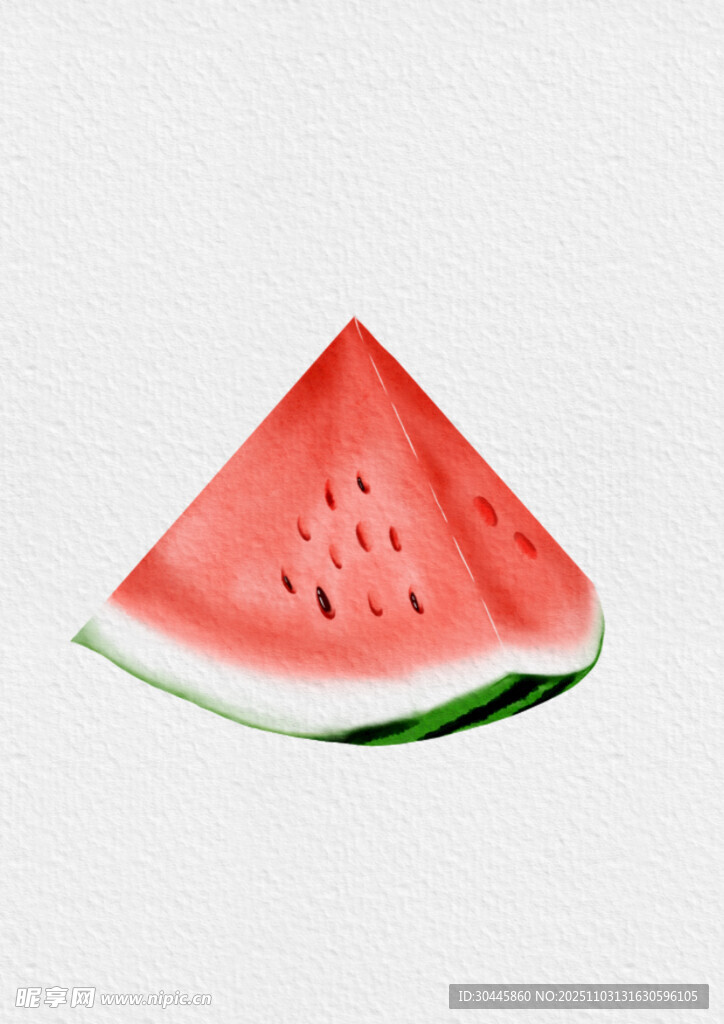 手绘西瓜