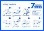 七步洗手法图示