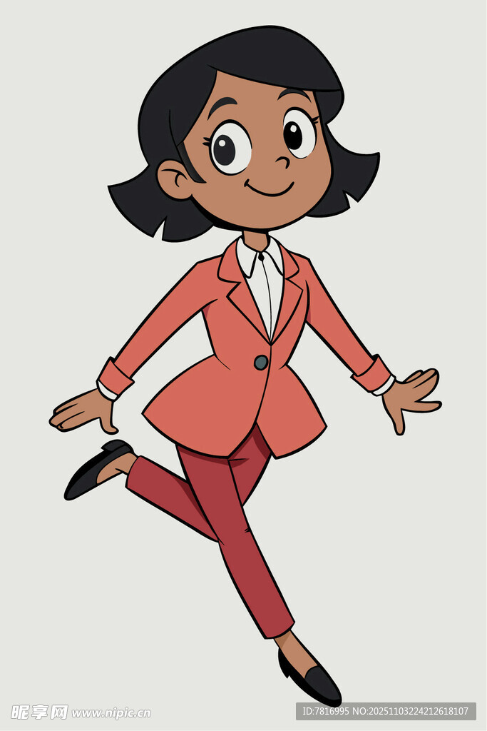 奔跑的职场女性