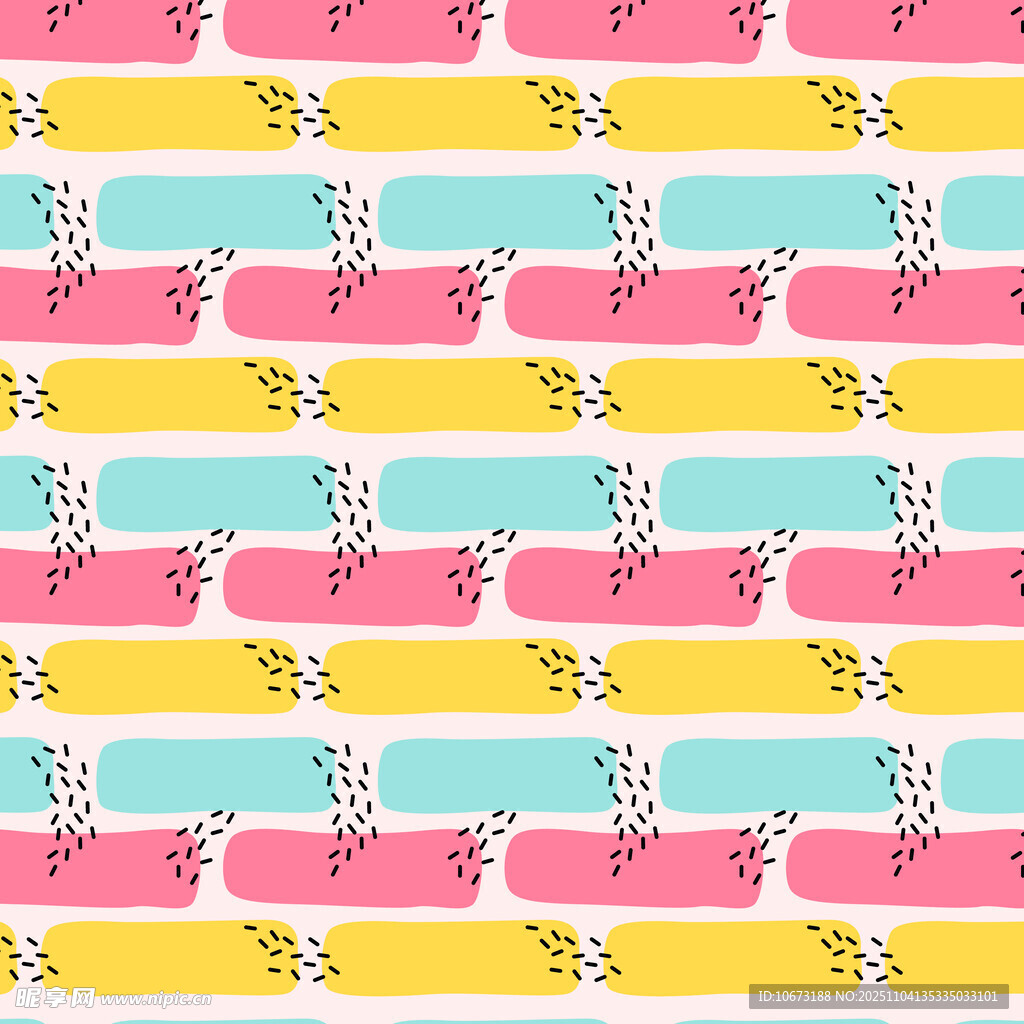 多彩条纹长颈鹿图案背景