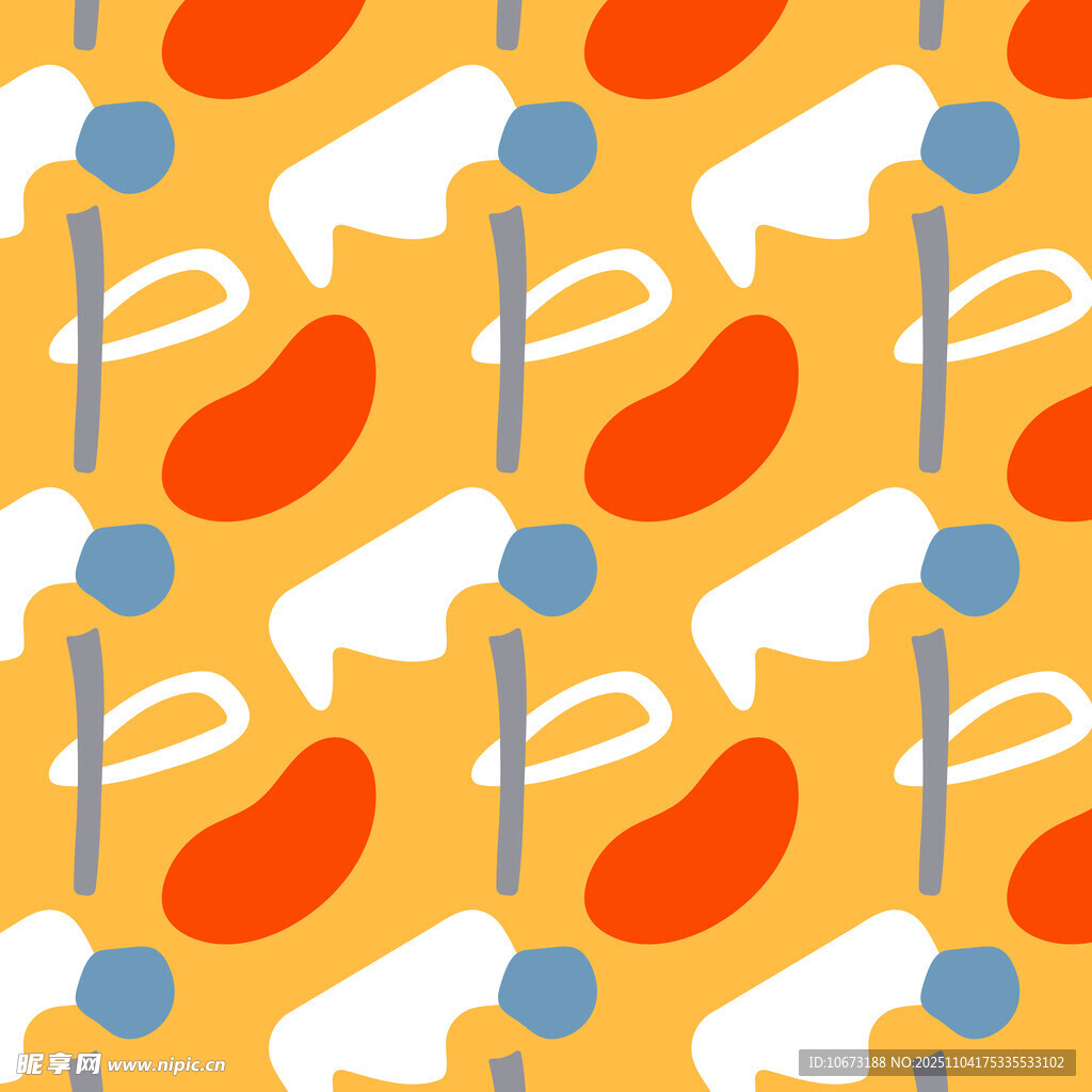 厨房工具图案背景