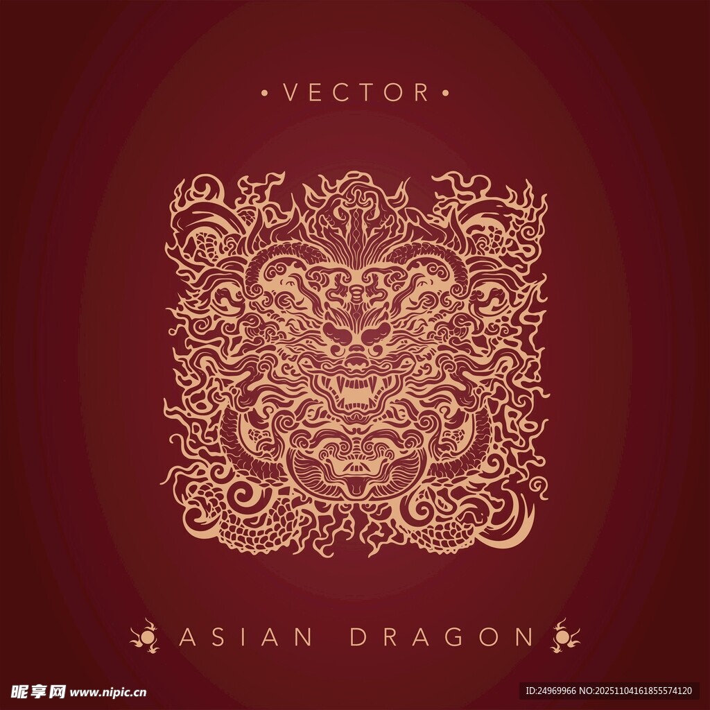 龙图案矢量设计