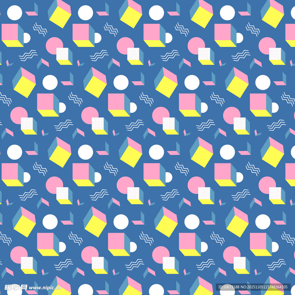 多彩冰淇淋图案背景