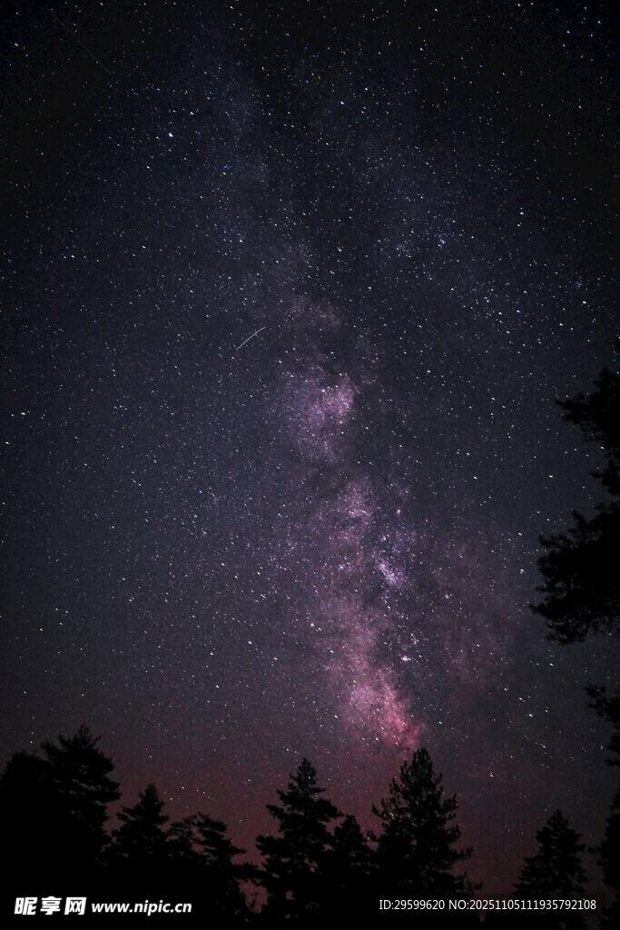 夜空下的璀璨星河