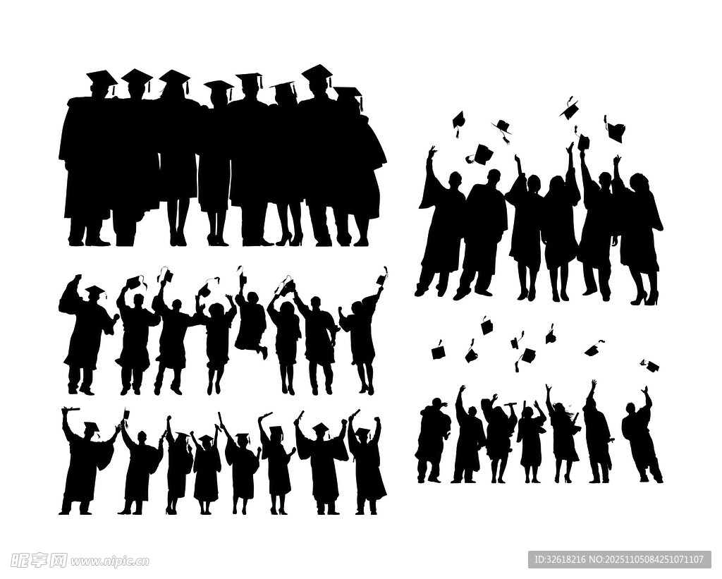 毕业季团体合照剪影